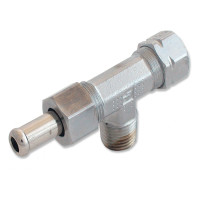 Bleed T For Cylinder - Fitting 3/8" - Nickle Plated  - 62.00610.00 - Riviera 